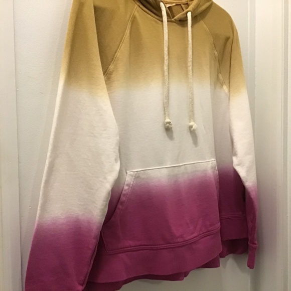 Hooded Sweatshirt Block Tie Dye - Picture 5 of 7